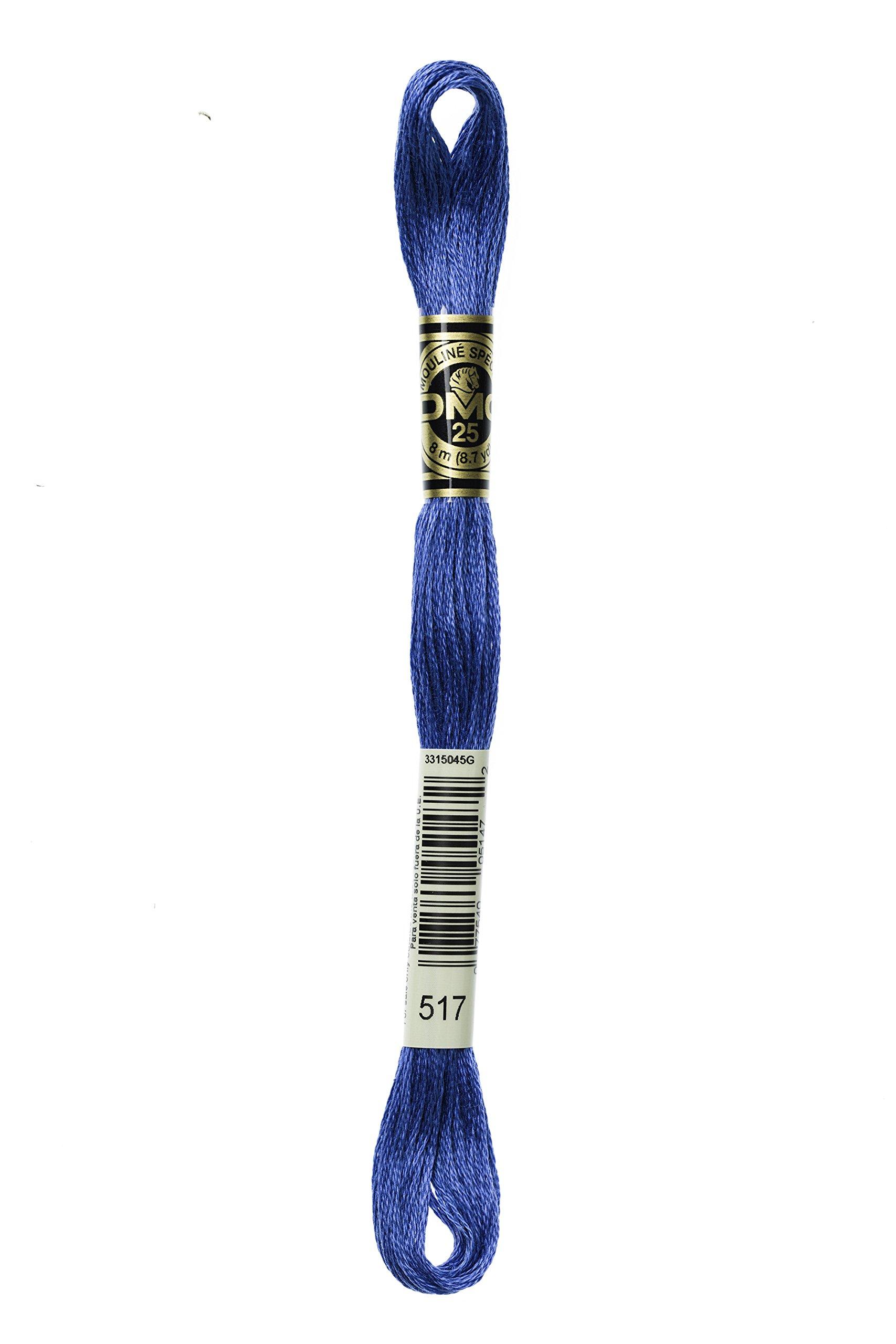 Embroidery Thread DMC No. 25 Purple-Blue Series 517