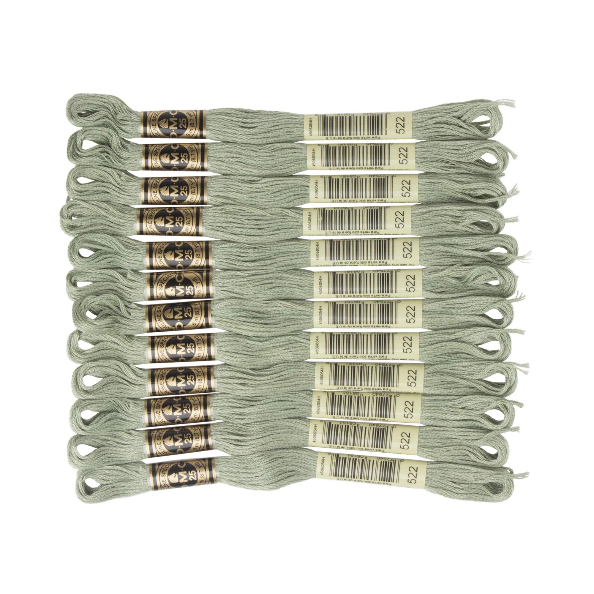 Embroidery thread DMC No. 25 Green 522