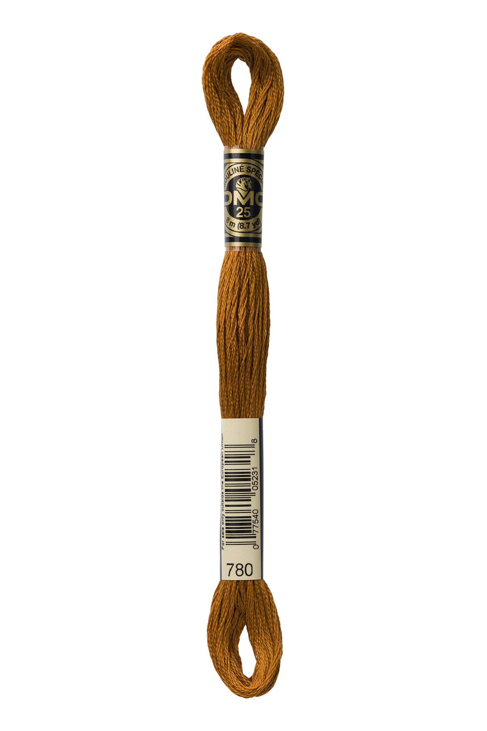 Embroidery Thread 『DMC 25-Count Embroidery Thread, Color 780』
