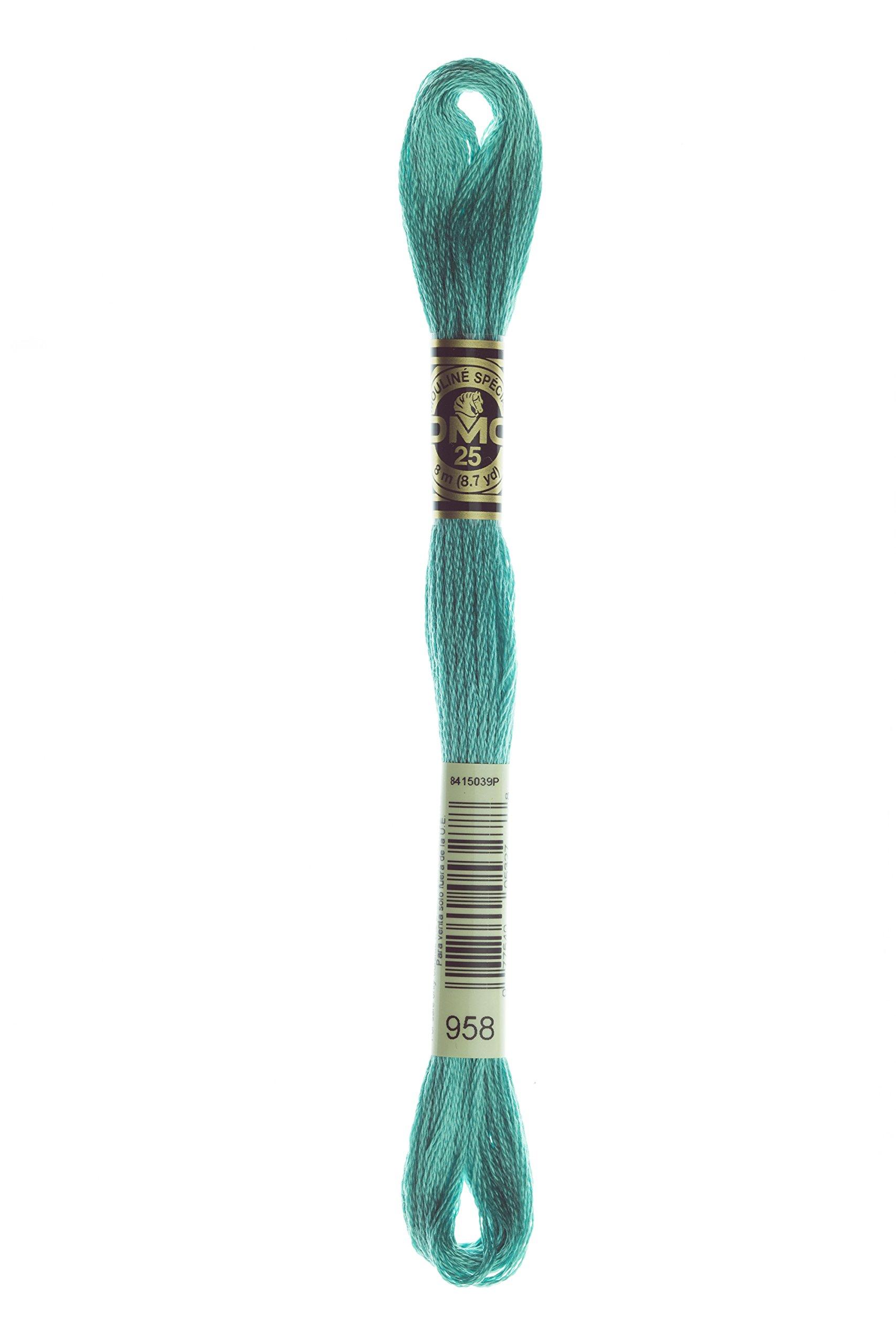 Embroidery Thread 『DMC No. 25 Embroidery Thread Color 958』