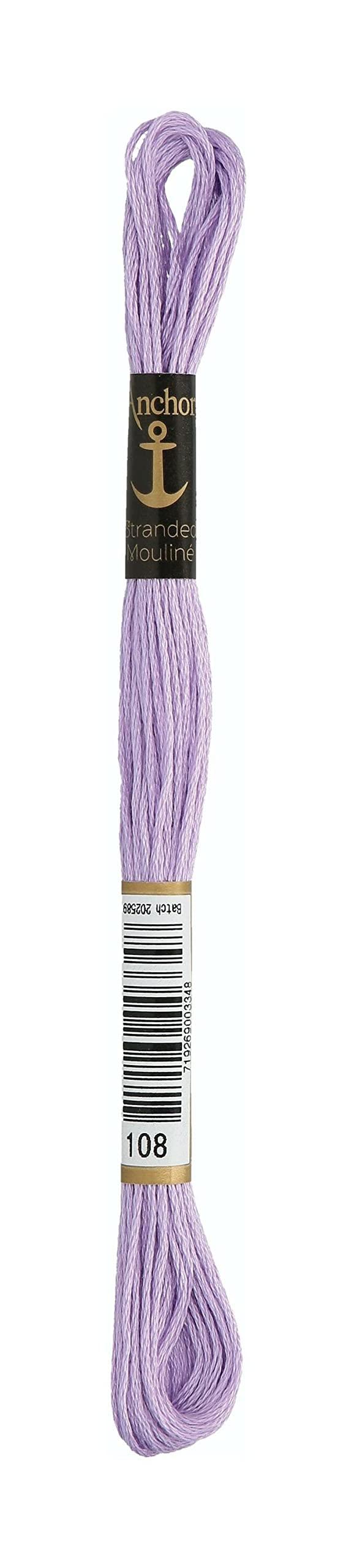 Embroidery Thread Anchor No. 25 Purple Series 1