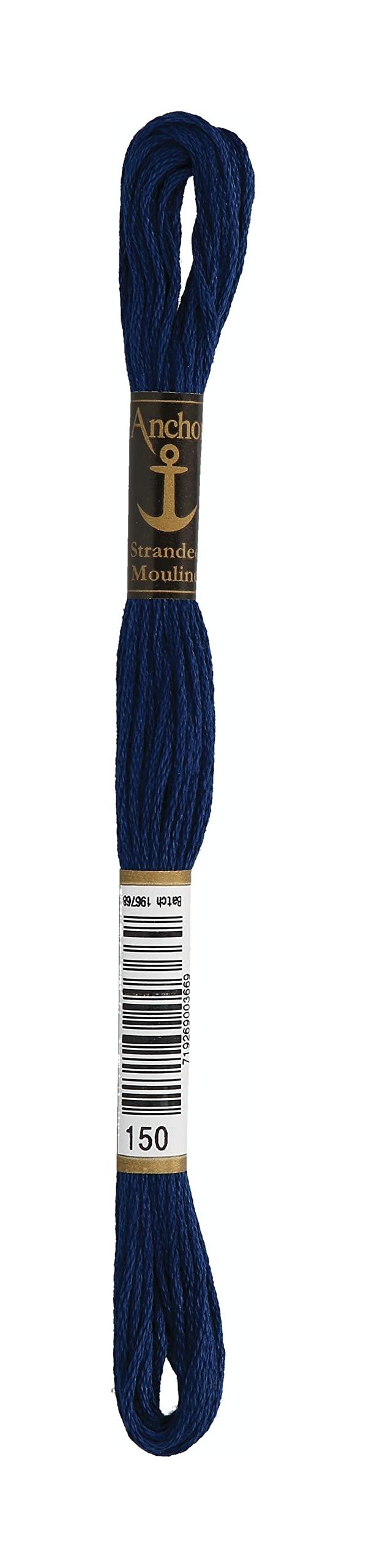 Embroidery thread: Anchor No. 25, blue shades