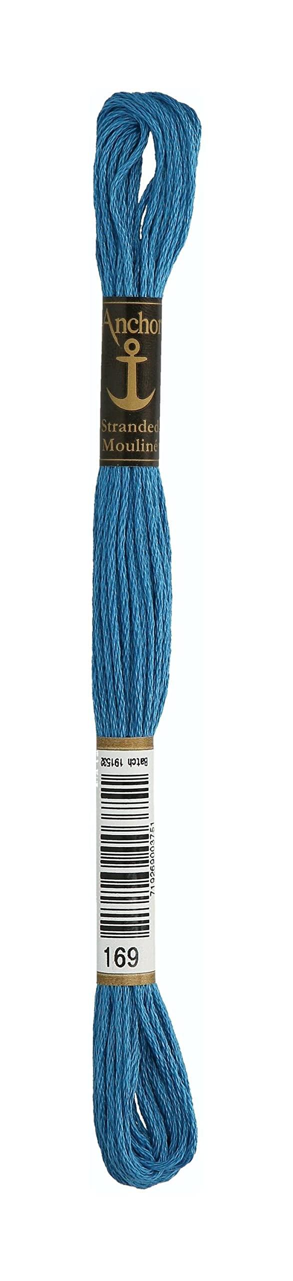 Embroidery thread: Anchor No. 25, Blue series