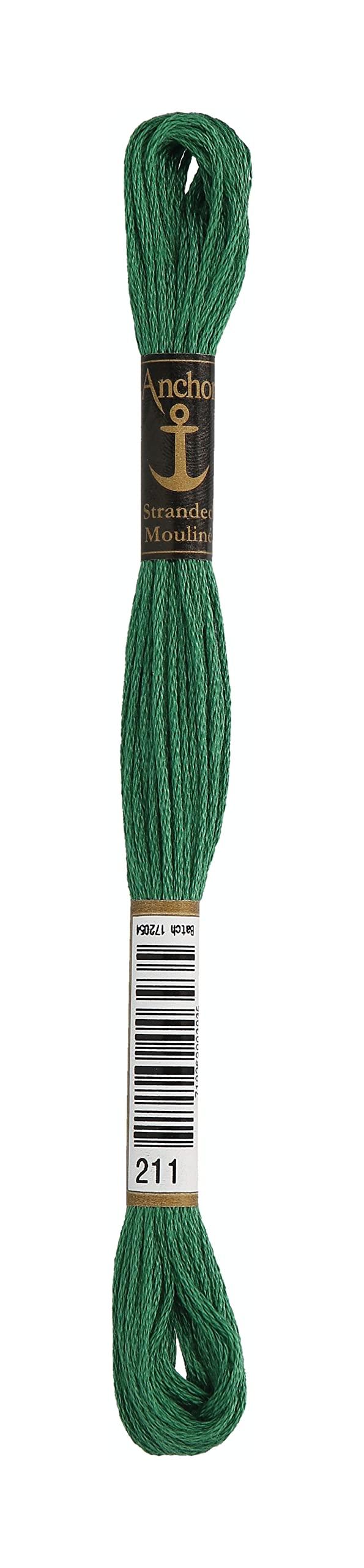 Embroidery thread Anchor No. 25 Green/Beige 1