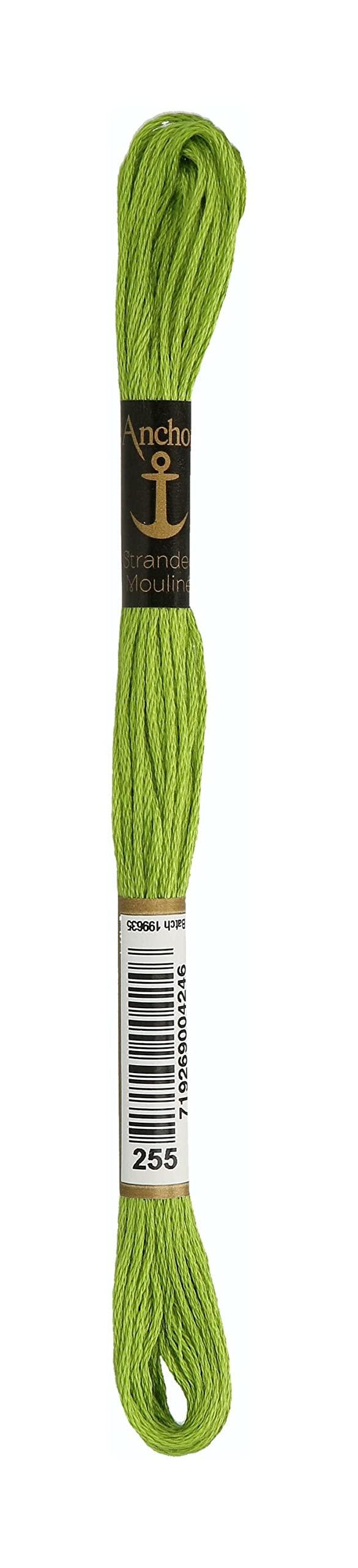 Embroidery thread Anchor No. 25 Green/Beige 1