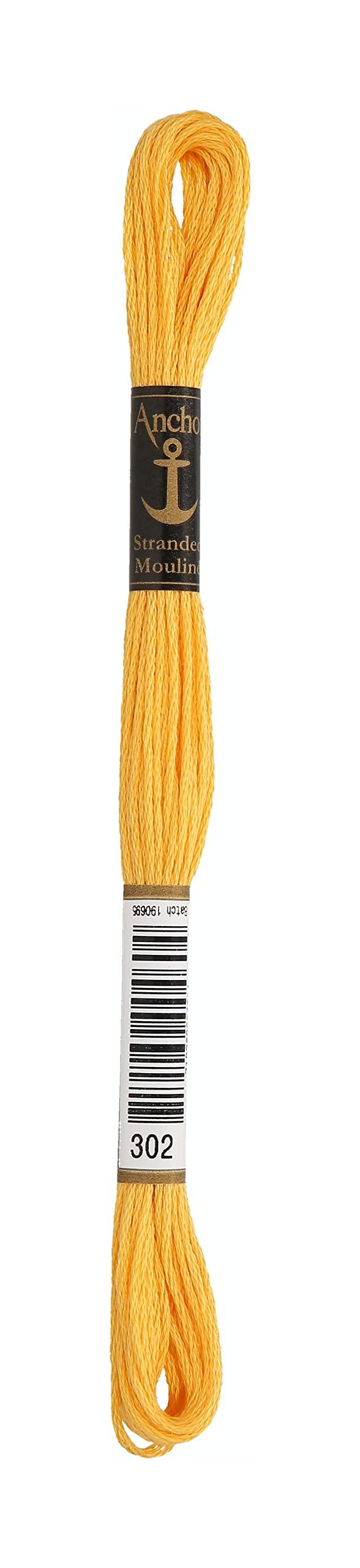 Embroidery Thread Anchor No. 25 Yellow, Brown, Orange Series 1
