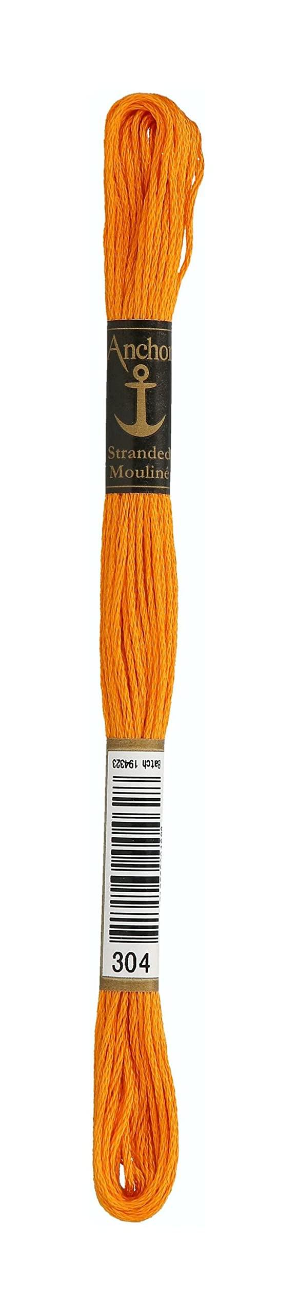 Embroidery Thread: Anchor No. 25 Yellow, Brown, Orange Series 1