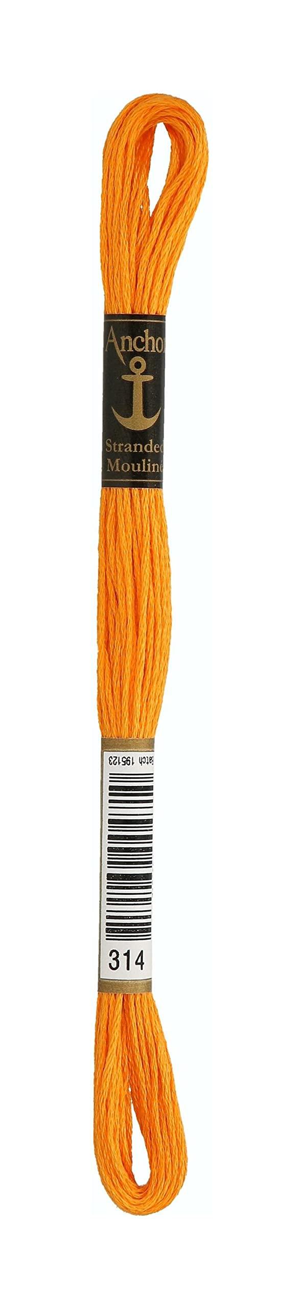 Embroidery Thread Anchor No. 25 Yellow, Brown, Orange Series 1