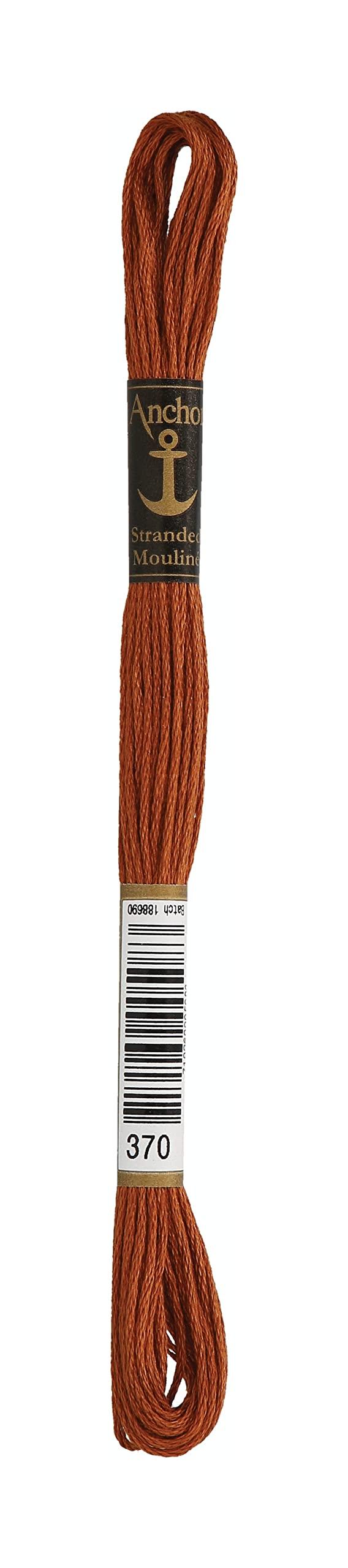 Embroidery Thread: Anchor No. 25 Yellow, Brown, Orange Series 2