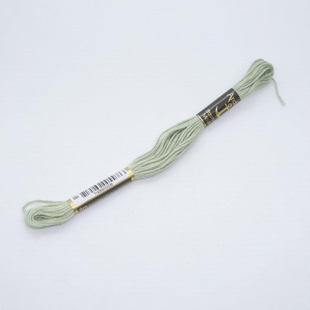Embroidery thread Anchor No. 25 Green/Beige 2