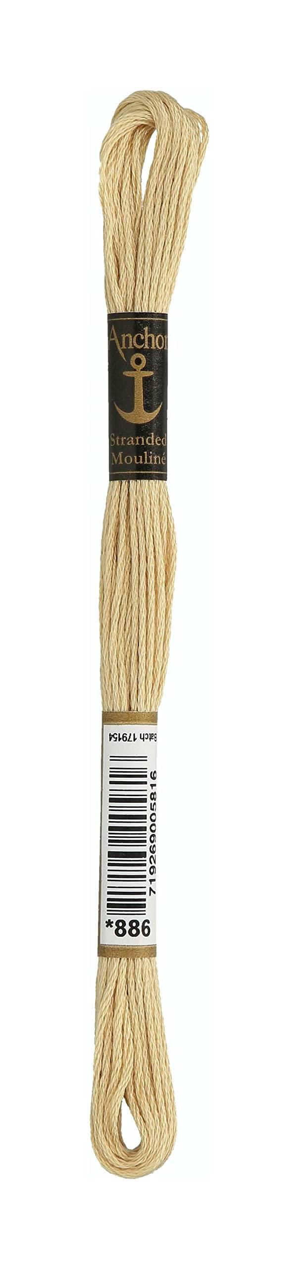 Embroidery thread Anchor No. 25 Green/Beige 2