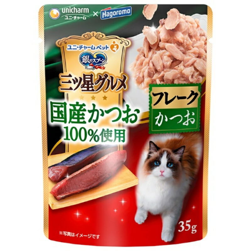 Uni-Charm Three-Star Gourmet Domestic Bonito Flakes Bonito 35g