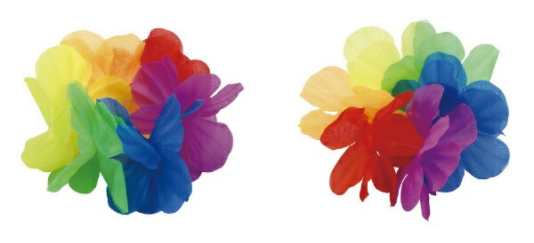 Artec Flower Wristband Small Rainbow 3337 Sports Day Sports Day Goods Cheering Colorful Team Cheering Goods Decoration Costume Sports Festival Wristband