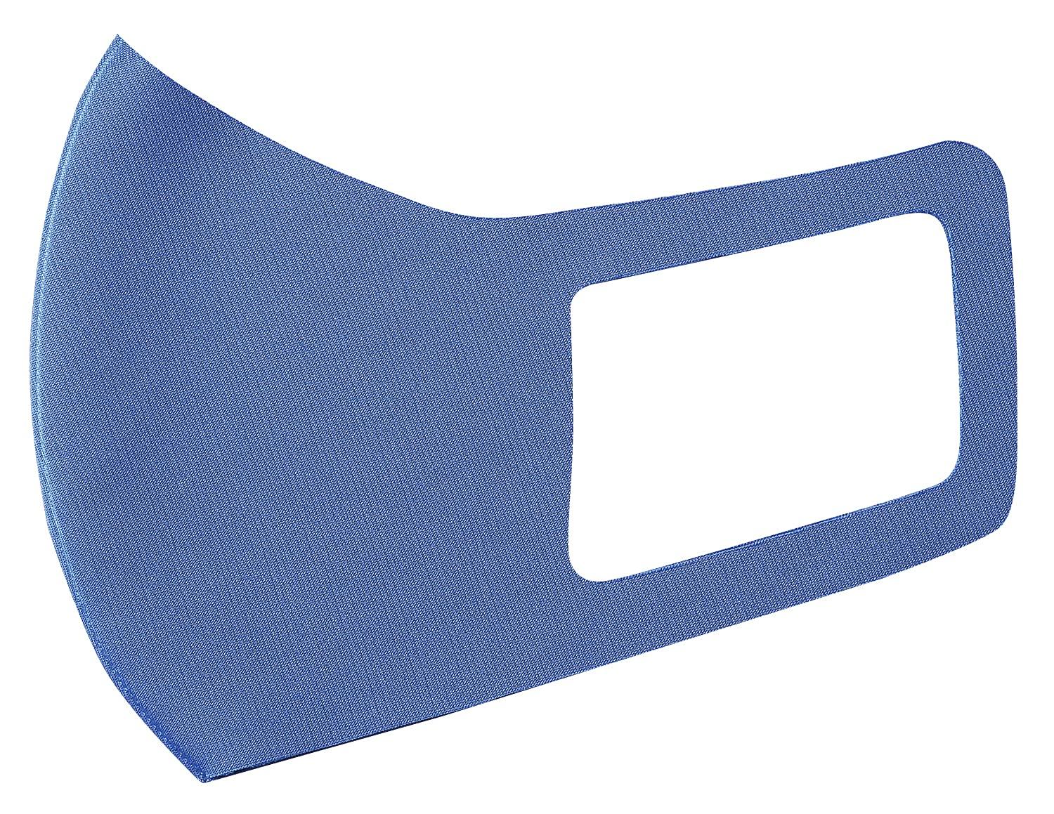 Artec Cooling Mask for Kids Summer Use Washable Breathable 3D Structure Urethane Sports Quick-Dry 2-Pack Blue M Size (Upper Grades, Women's Fit) 14884