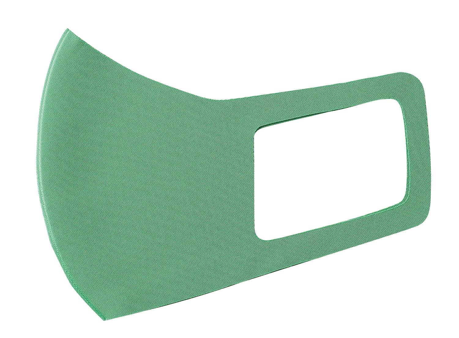 Artec Cooling Mask for Kids Summer Use Washable Breathable 3D Structure Urethane Sports Quick-Dry 2-Pack Green M Size (Upper Grades, Women's Fit) 14886