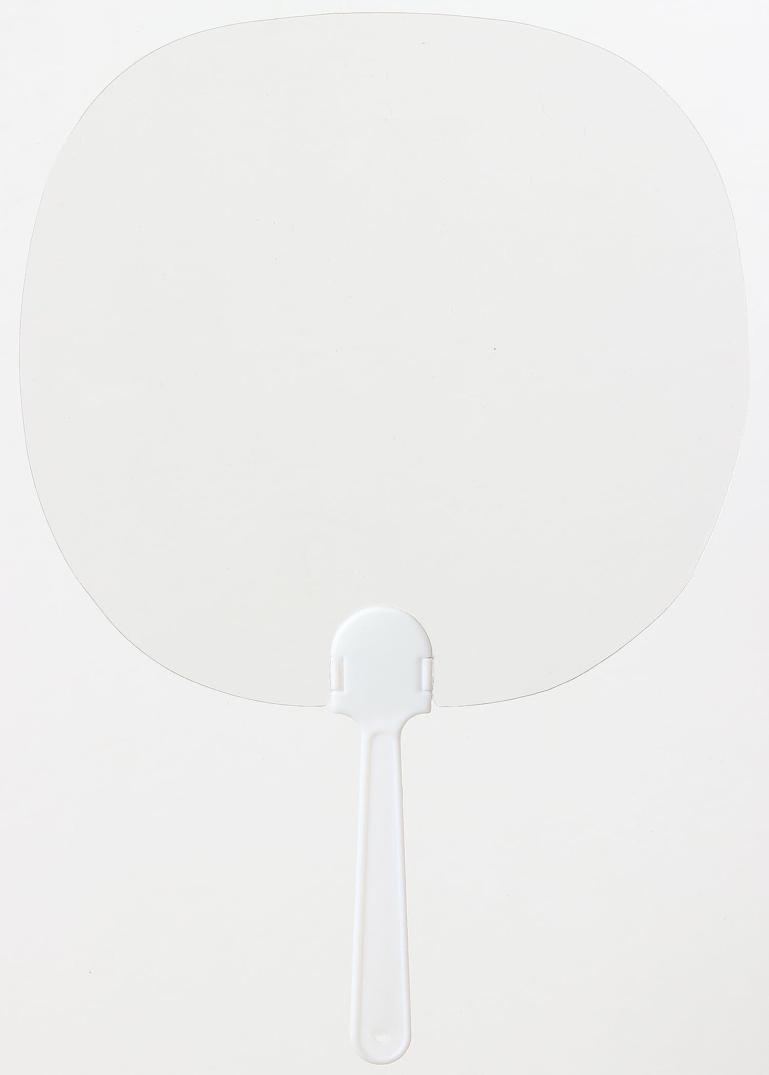 Artec Transparent Hand Fan White Handle 18333 Crafts Hobby Craft Art Supplies Miscellaneous Goods Hobby Event Workshop Materials Seasonal