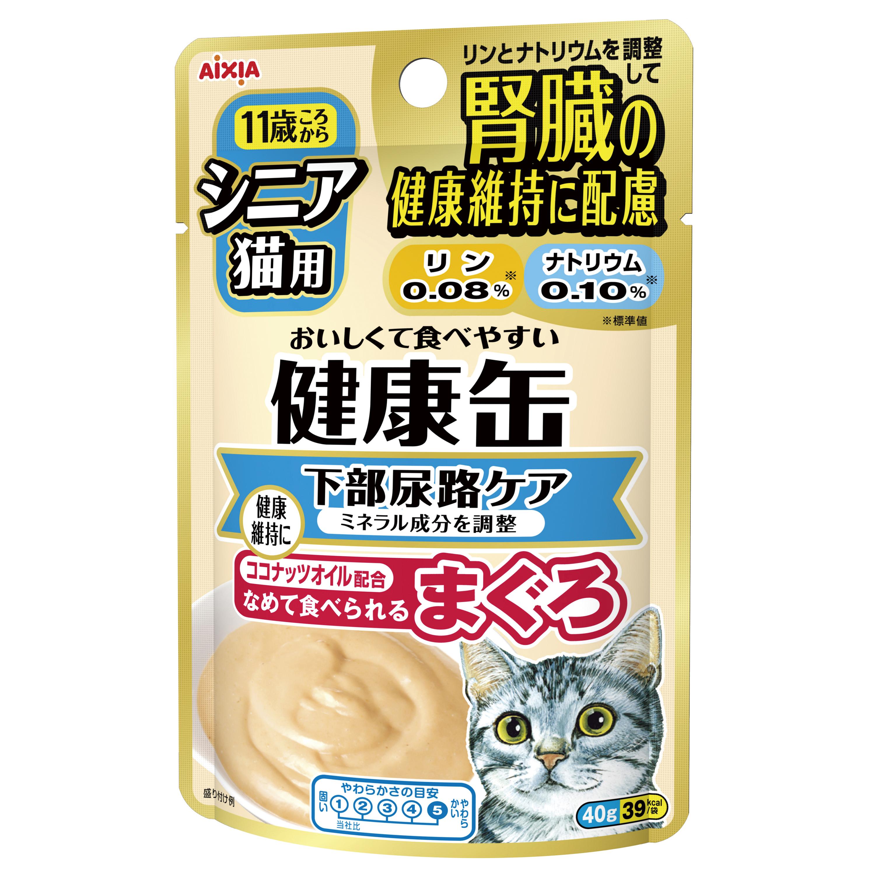 Health Can Pouch For Senior Cats Age 11+ Lower Urinary Tract Care Tuna Paste 40g