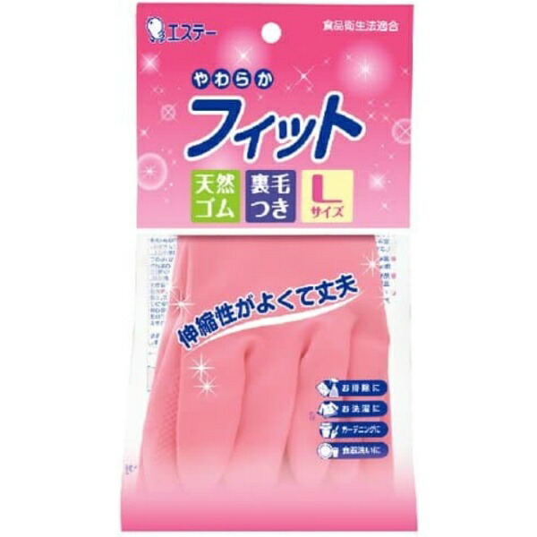 [Estée] Family Soft Fit Natural Rubber Medium-Thickness L Pink