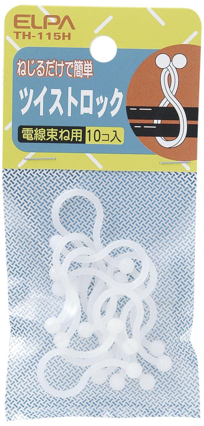 ELPA Twist Lock Cable Organizer, 10-Pack TH-115H