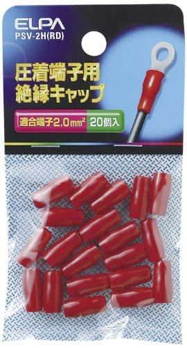 ELPA Insulated Terminal Cap Crimp Sleeve 20-Pack Red PSV-2H(RD)
