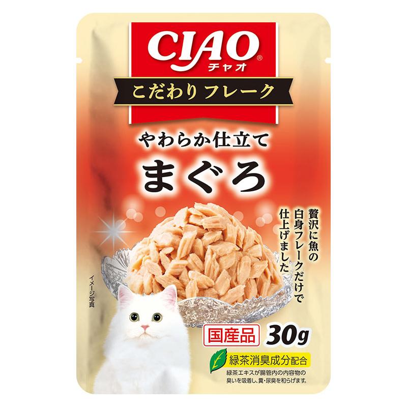 Inaba Pet Food CIAO Premium Flakes Tuna 30G