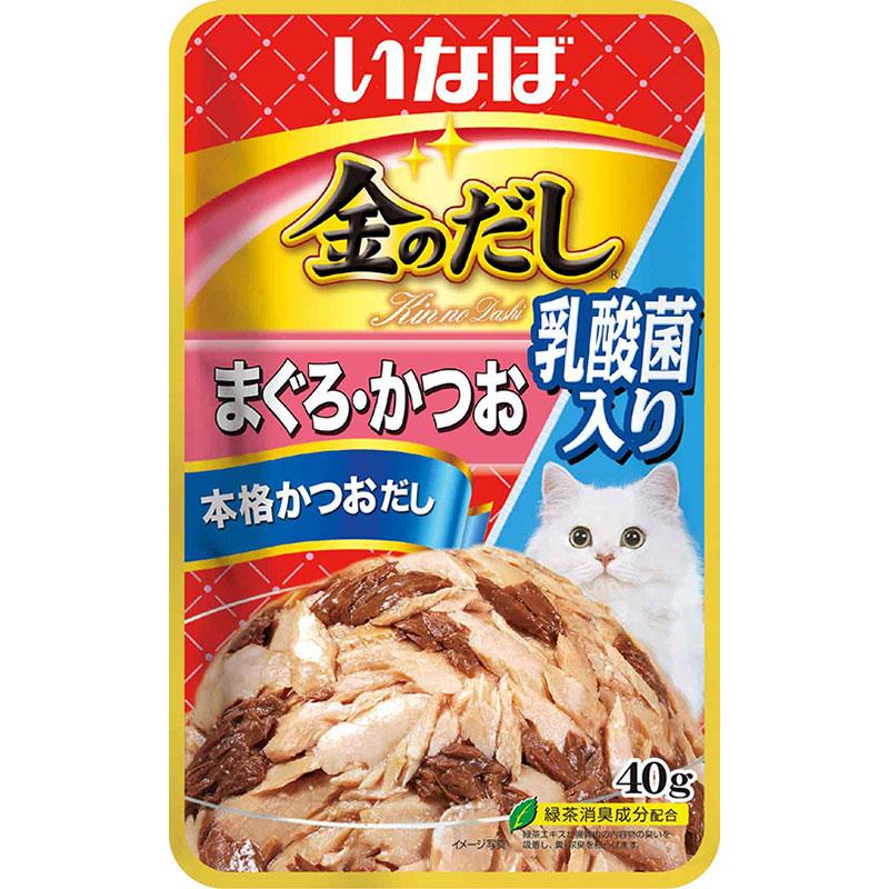 Inaba Gold Dashi Pouch with Lactic Acid Bacteria, Tuna & Bonito Flavor, 40g