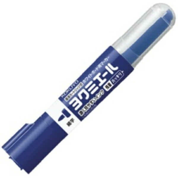 Kokuyo Whiteboard Marker Yokumier Fine Point Round Tip Blue PM-B501NB 1 piece