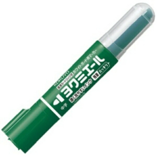 Kokuyo Whiteboard Marker Yokumier Medium Point Round Tip Green PM-B502NG 1 piece
