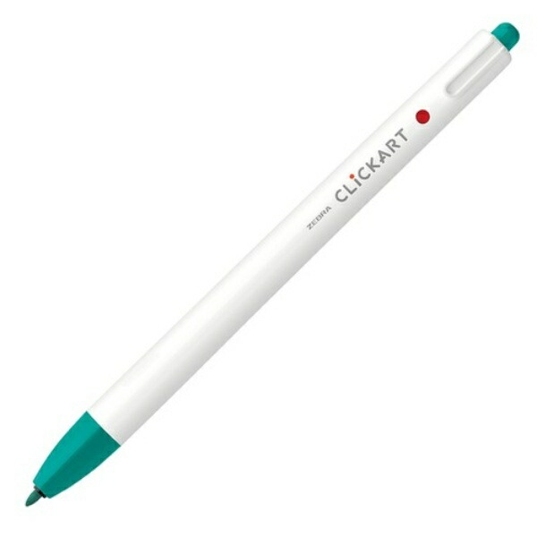 Zebra Clicker Water-Based Color Pen Blue Green wyss 22 bg