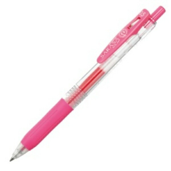 Zebra Water-Based Gel Ballpoint Pen Sarasa Clip 0.5 JJ15-P Pink