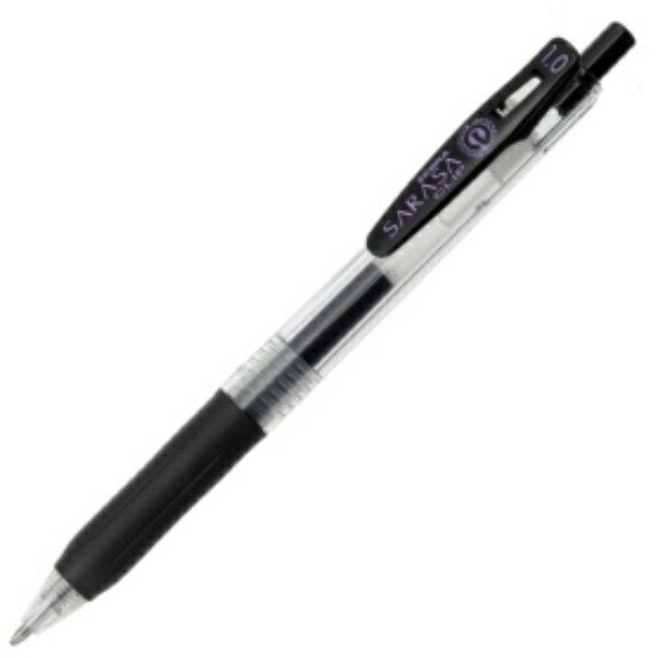 Zebra Gel Ballpoint Pen Sarasa Clip 1.0 P-JJE15-BK Black