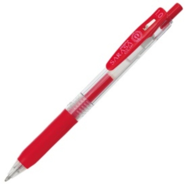 Zebra Gel Ballpoint Pen Sarasa Clip 1.0 Red B-JJE15-R