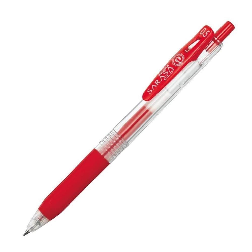 Zebra Water-Based Ballpoint Pen Sarasa Clip 0.5 P-JJ15-R Red