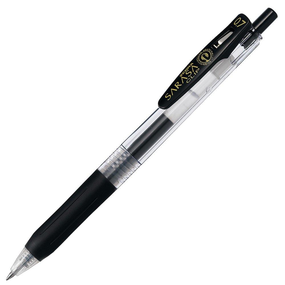 Zebra Water-Based Ballpoint Pen Sarasa Clip 0.7 P-JJB15-BK Black