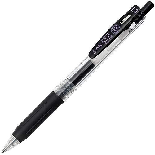 Zebra Gel Ballpoint Pen Sarasa Clip 1.0 P-JJE15-BK Black
