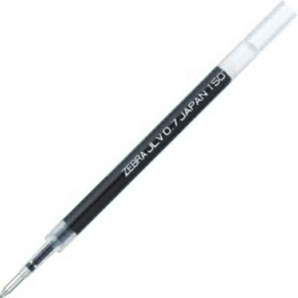ZEBRA Gel Ink Ballpoint Pen Refill JLV-0.7 Core Ink Color: Black RJLV7-BK