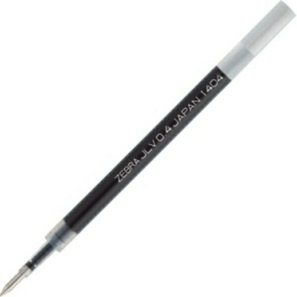 ZEBRA Gel Ink Ballpoint Pen Refill JLV-0.4 Core Ink Color: Red RJLV4-R