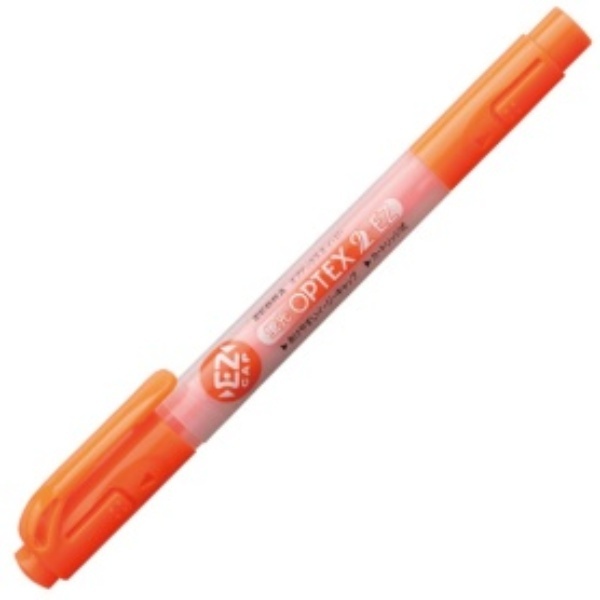 Zebra Fluorescent Pen Fluorescent Optics 2 EZ WKT11-OR Orange