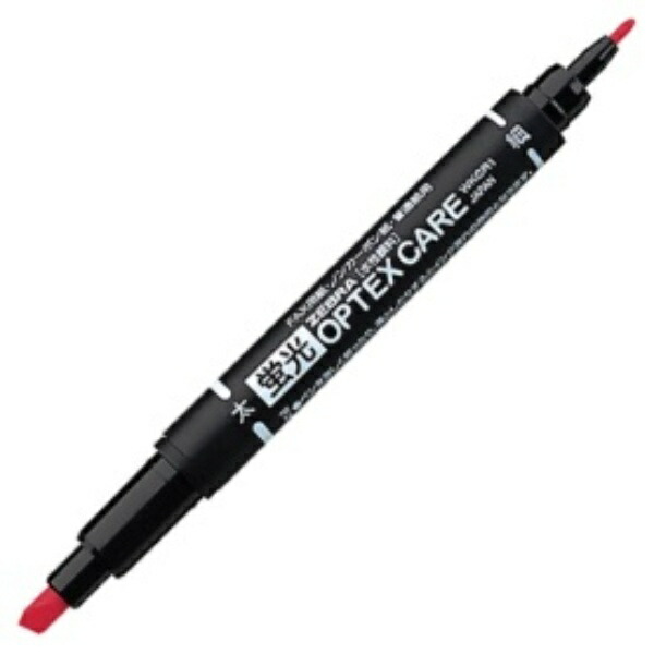 ZEBRA Fluorescent Optics Care Ink Color: Red WKCR1-R