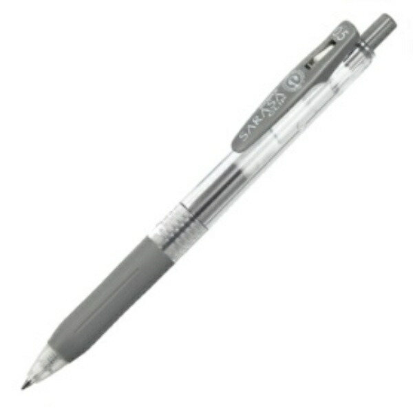 Zebra Sarasa Clip Pen 0.5mm Gray (JJ15-GR)