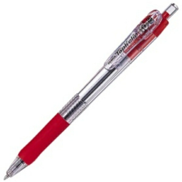 Zebra Oil-Based Ballpoint Pen Tappuri Clip 0.7mm Red BN5-R 1 Pen