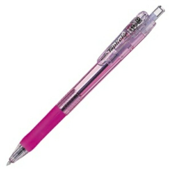 Zebra Oil-Based Ballpoint Pen Tapuri Clip 0.7mm Black (Barrel Color: Pink) BN5-P 1 Pen