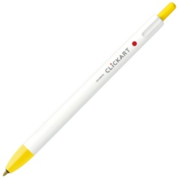 Zebra Clicker Water-Based Color Pen Yellow Wyss 22 Y