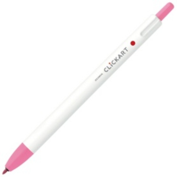 Zebra Clicker Water-Based Color Pen Pink wyss 22 p