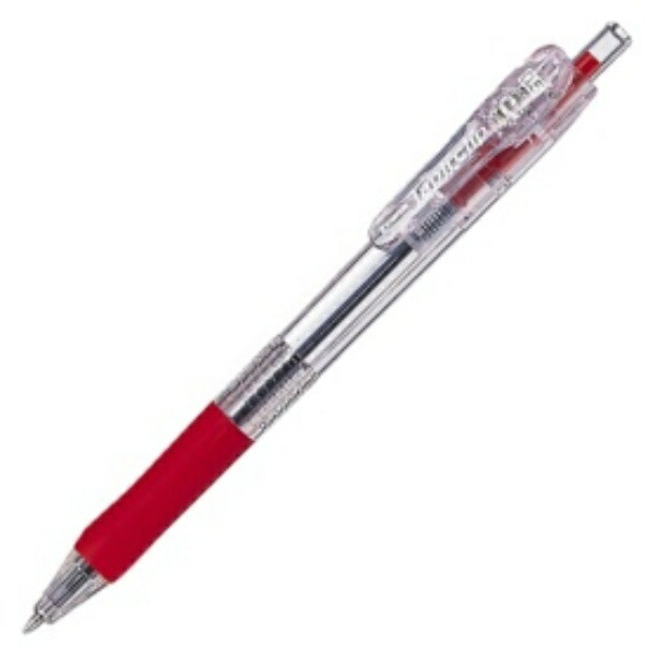 Zebra Oil-Based Ballpoint Pen Tappuri Clip 0.5mm Red BNS5-R 1 Pen