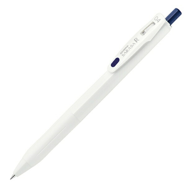 ZEBRA Water-Based Ballpoint Pen Sarasa R 0.4mm White Barrel Blue Black