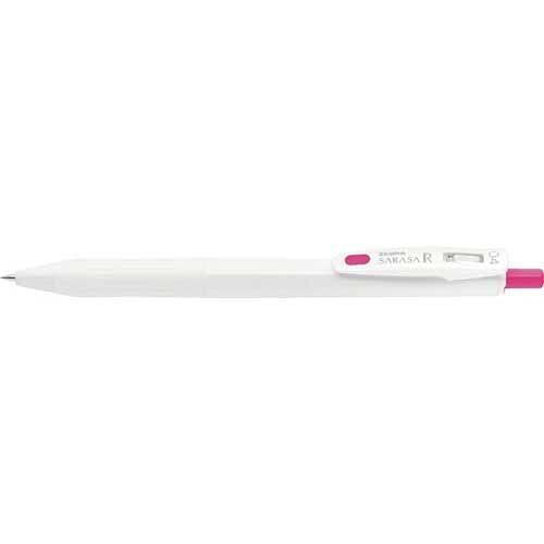 Zebra Water-Based Ballpoint Pen Sarasa R 0.4mm White Barrel Pink