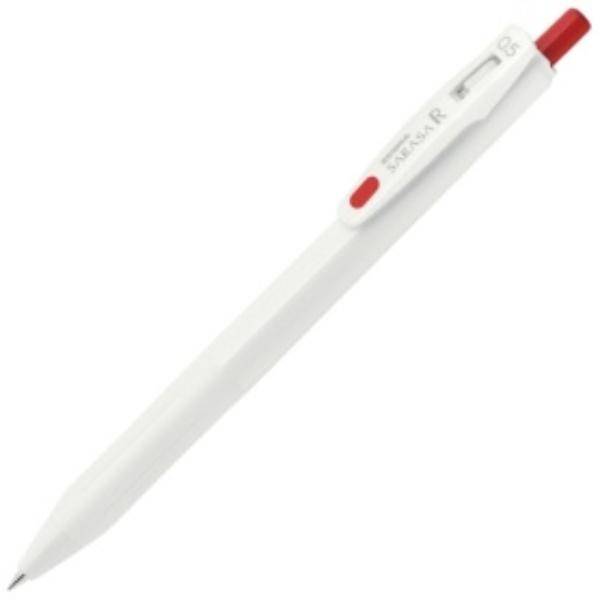 Zebra Sarasa R0.5 White Red JJ29R1R