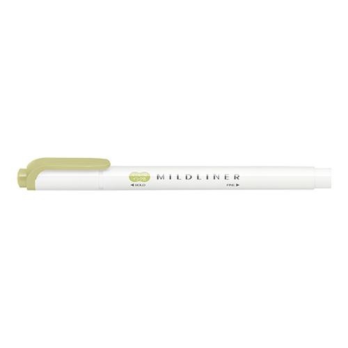 Zebra Milky Liner Dual Tip Mild Olive WKT7-MOL