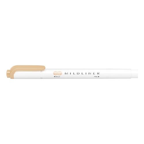 Zebra Milky Liner Dual Tip Mild Beige WKT7-MBE